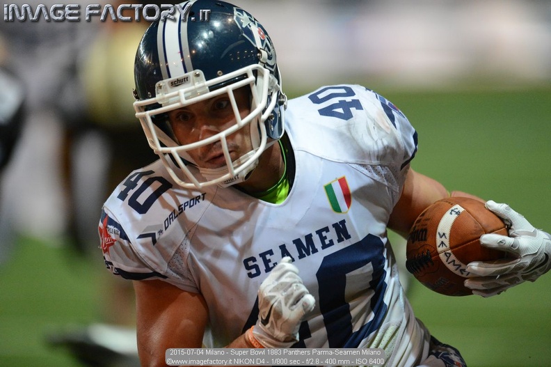 2015-07-04 Milano - Super Bowl 1883 Panthers Parma-Seamen Milano.jpg
